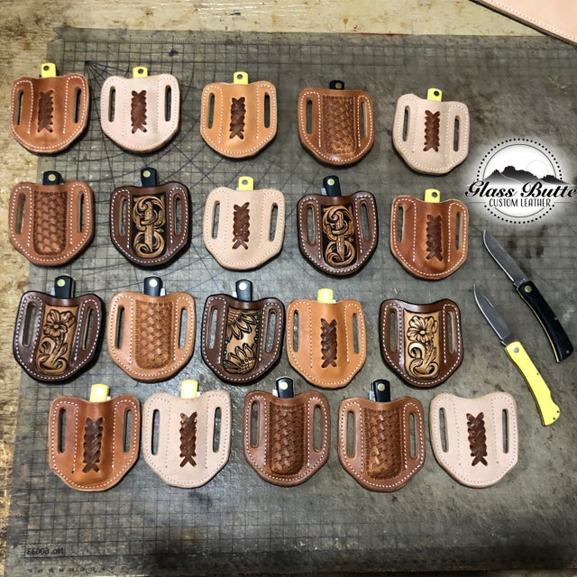 Knife & Sheath Combos Glass Butte Custom Leather